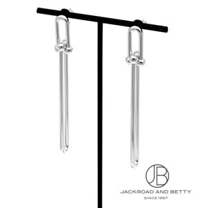 ハードウェア ダブルロング リンク ピアス[63358037] HardWear Double