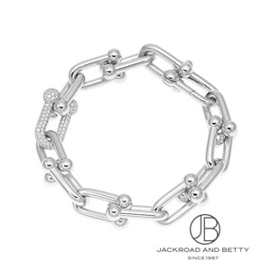 美品　ティファニー　ハードウェア　マイクロリンク　ラージ　TIFFANY&Co. ハードウェア マイクロ リンク ブレスレット ラージ[60416958